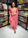 Ishira Blush Glow Jardosi mul Chanderi 3pcs Set