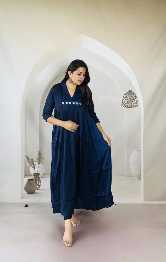 Ishita Silk Serenity Mirror Dress