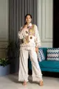 Boho Chic Premium Cotton Co-ord Set with Crochet Lace, Chikankari & Appliqué Detailing