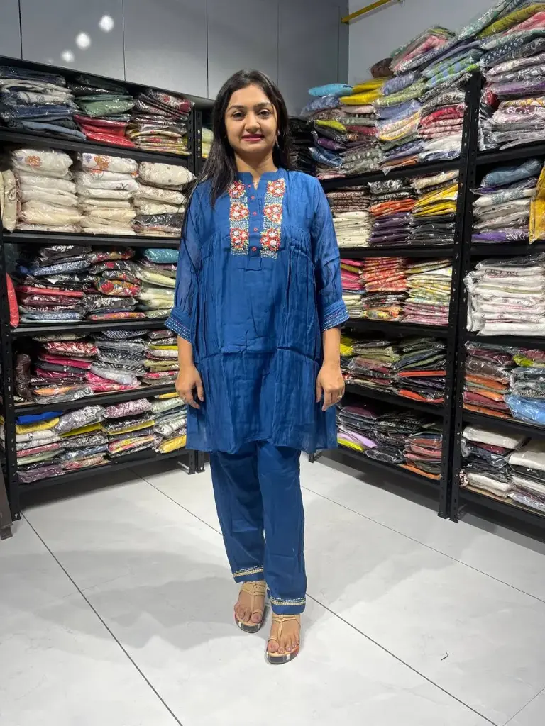 Noor Handwork Banarasi Mull Chanderi Set