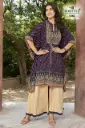 Aarzoo Kashmira Print Kaftan Co-ord Set