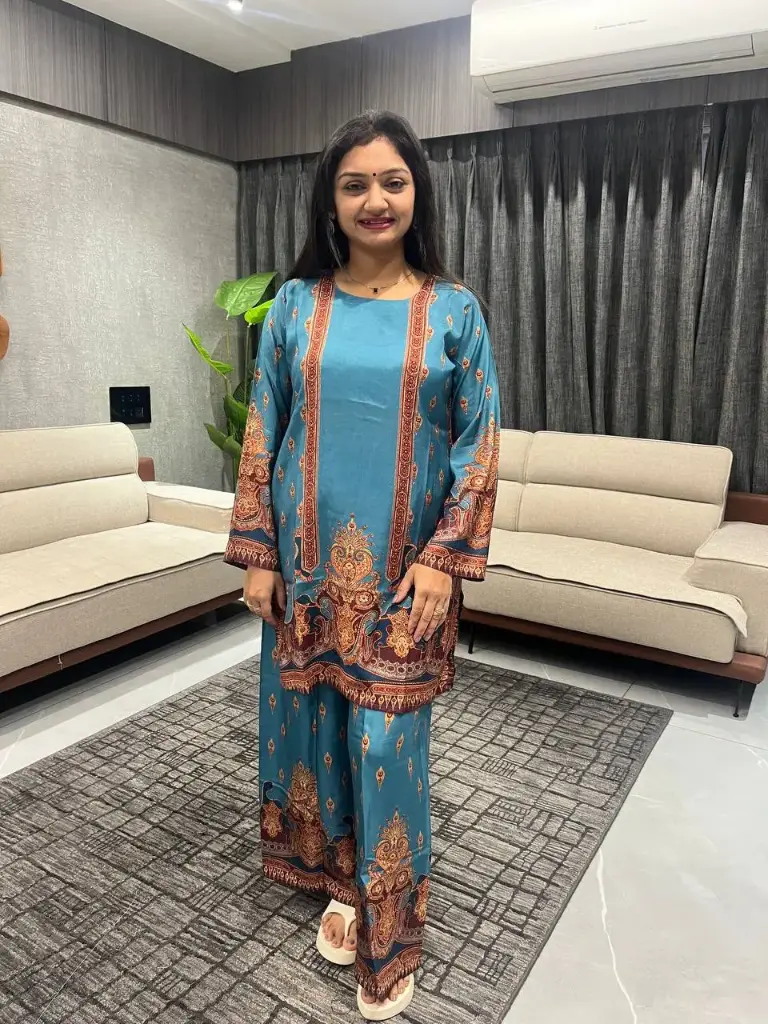 Noor Kashmira Print Coord Set