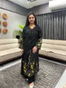 Midnight Bloom Printed Kurta Set