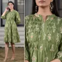 Olive Grace Printed Cotton Tunic