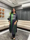 Emerald Aura Mull Cotton Kurta Set