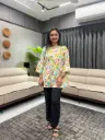 Sunshine Bloom Flex Cotton Tunic