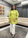 Lime Blossom Cotton Tunic