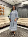 Indigo Ajrakh Grace Dress
