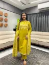 Mustard Heritage Cotton 3-Piece Set