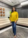 Mustard Bloom Cotton Top
