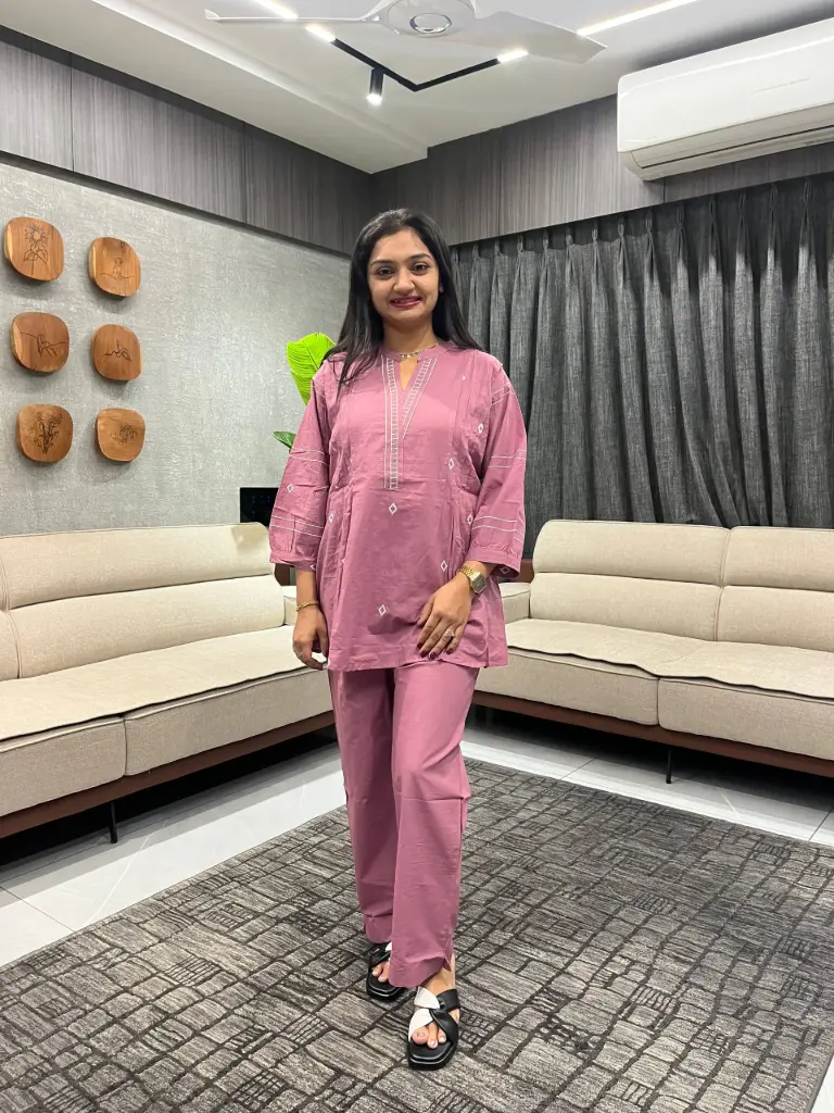 Rosewood Elegance Cotton Co-ord Set