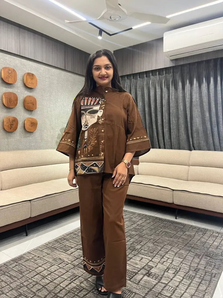 Cairo Style Printed Flex Cotton Cord Set