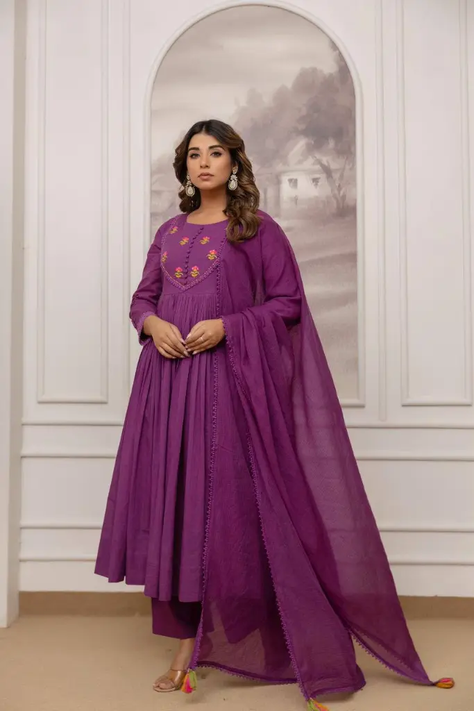 Royal Plum Elegance Suit Set