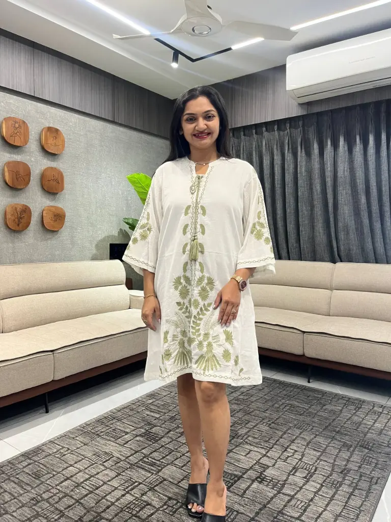 Olive Whisper Mull Tunic