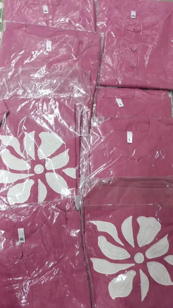 Pink Bloom Linen Top