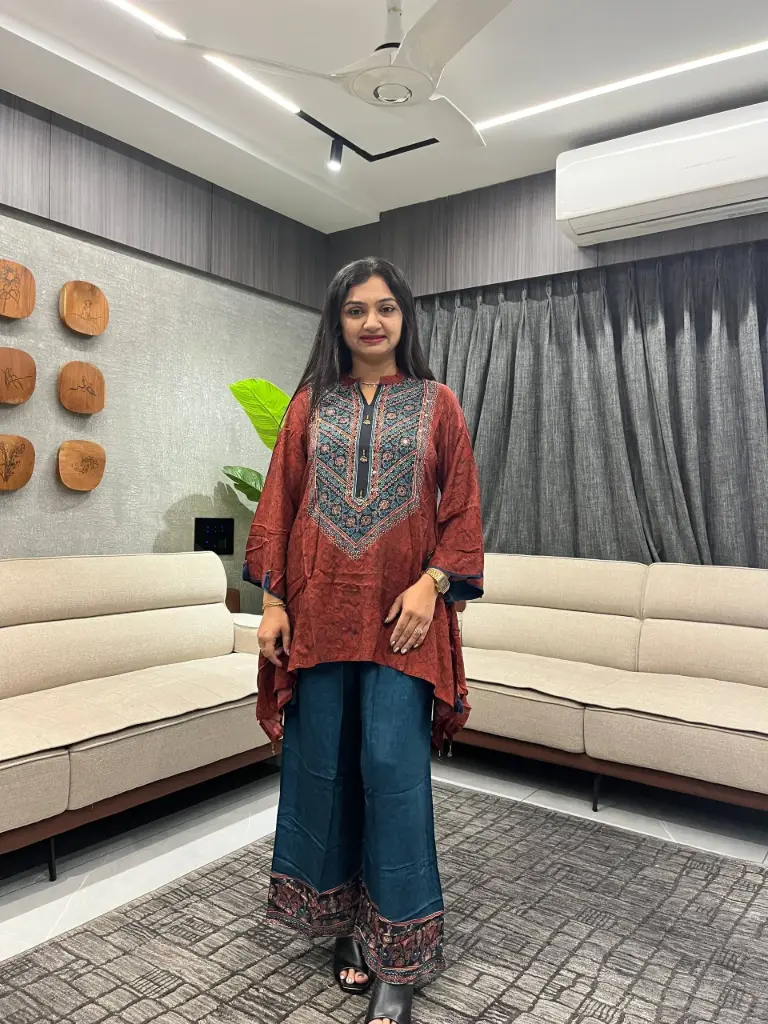 Rustic Charm Crepe Co-ord Set