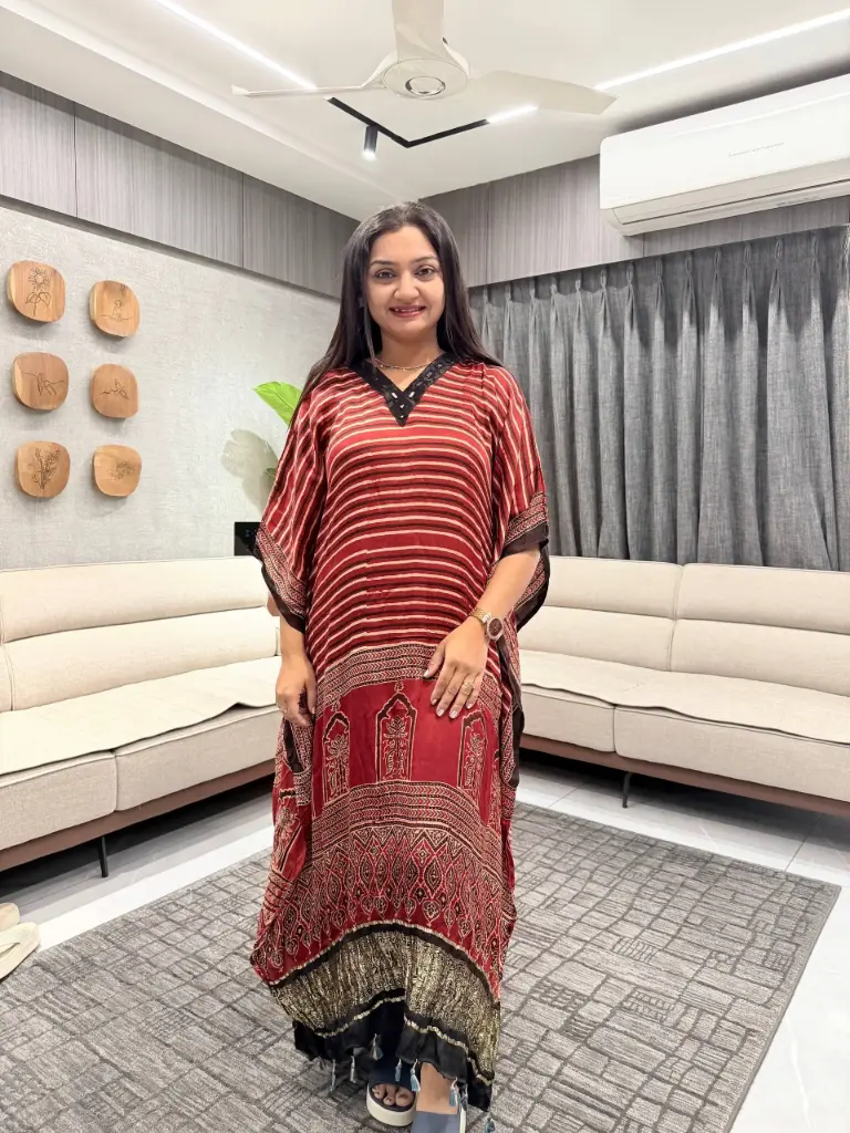 Earthbound Heritage Modal Silk Kaftan 