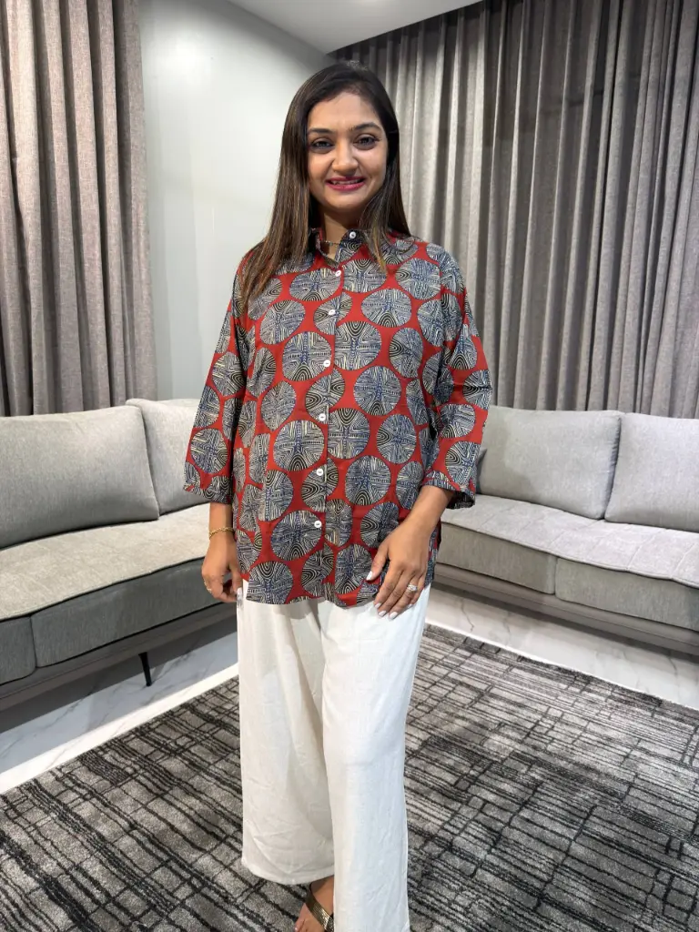 Heritage Motif Premium Shirt Top