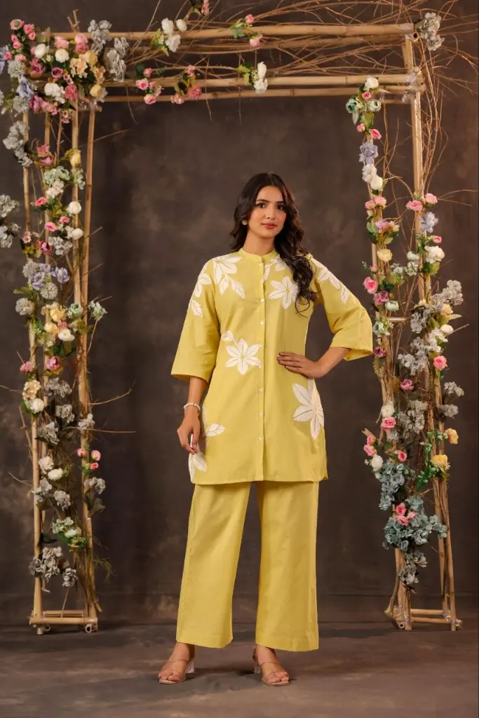 Sunshine Bloom Cotton Co-ord Set