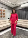 Ruby Elegance Cotton Co-ord Set