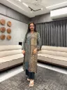 Indigo Earth Ajrakh Crepe Coord Set