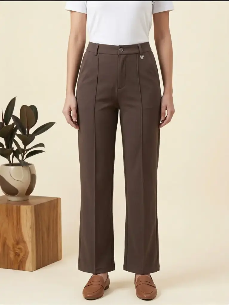 Mocha Luxe Korean Palazzo