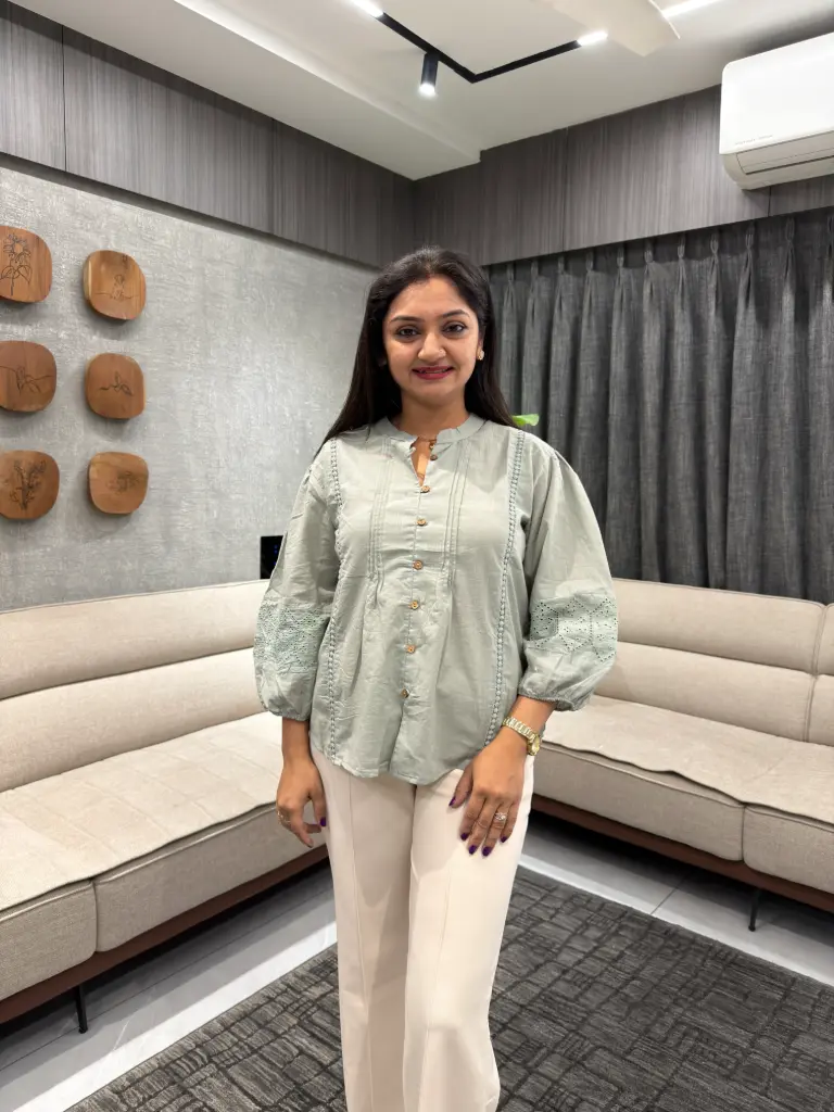 Sage Grace Cotton Top