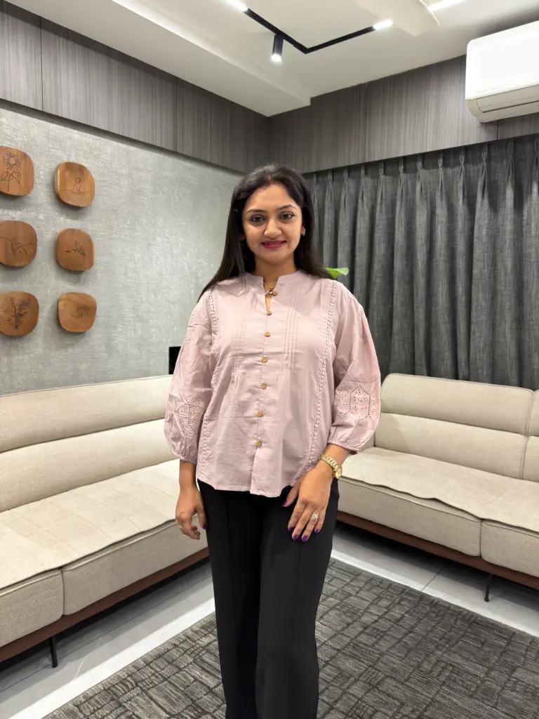 Blush Grace Cotton Top