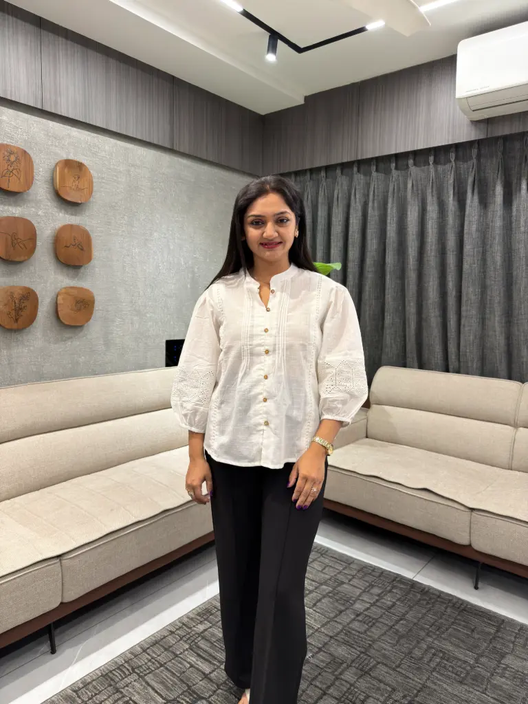 Ivory Grace Cotton Top