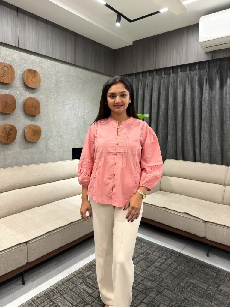 Blush Bloom Cotton Top