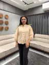 Nude Elegance Cotton Top