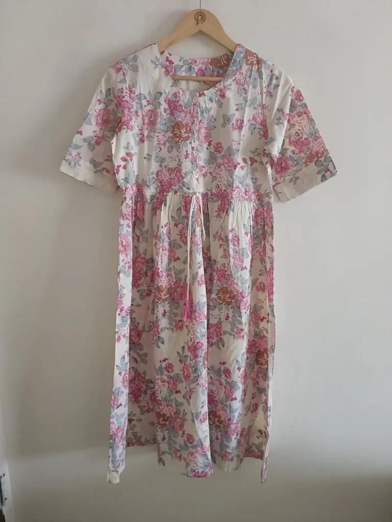Blossom Breeze Cotton Dress