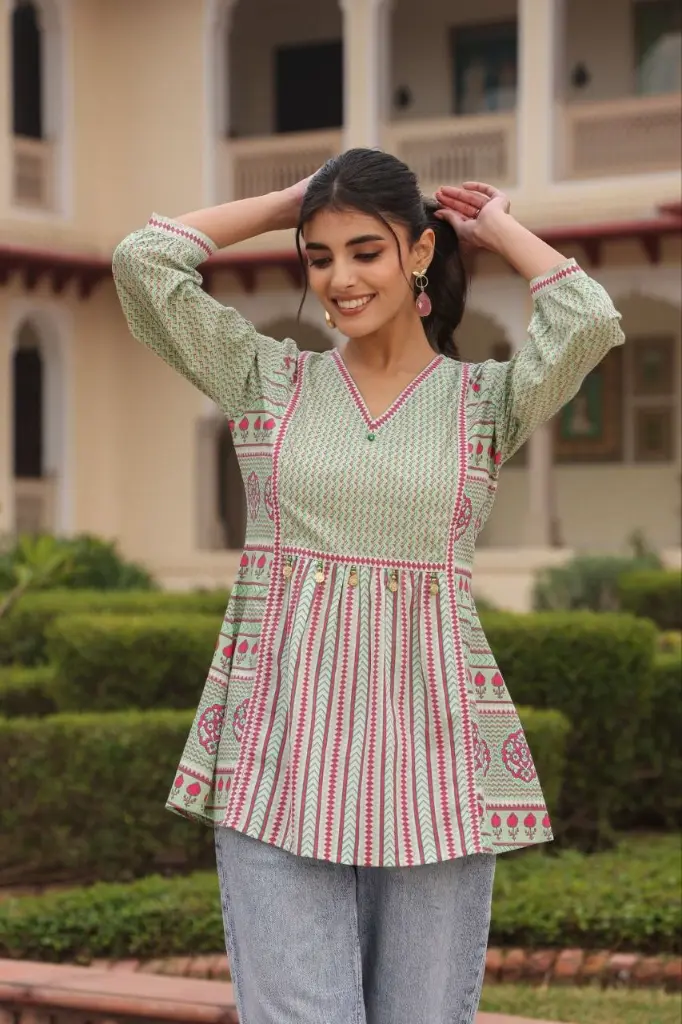 Blush Mint Harmony Cotton Top