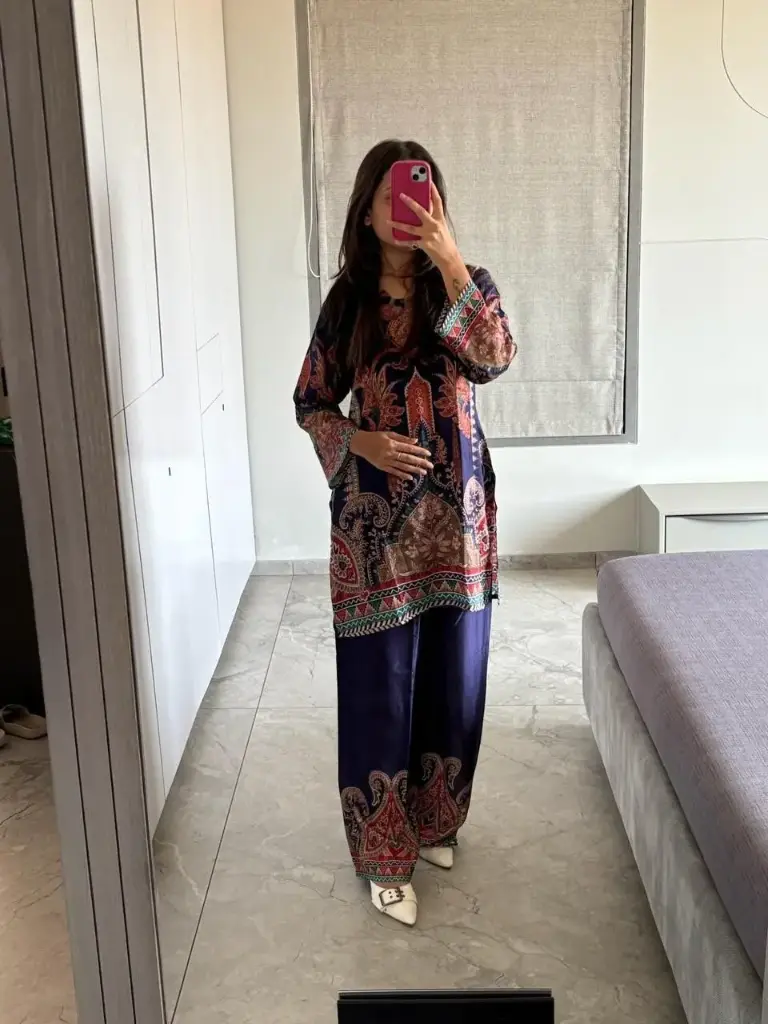 Midnight Kashmiri Muse Cord Set