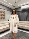 Garden Grace Embroidered Dress
