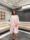 Blush Garden Dobby Cotton Dress