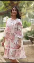 Blush Garden Dobby Cotton Dress