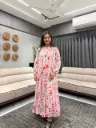 Pastel Bloom Cotton Maxi Dress