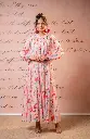Pastel Bloom Cotton Maxi Dress