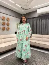 Pastel Garden Pleated Dress