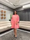 Blush Pink Dobby Cotton Tunic