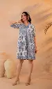 Blue Heritage Print Tunic