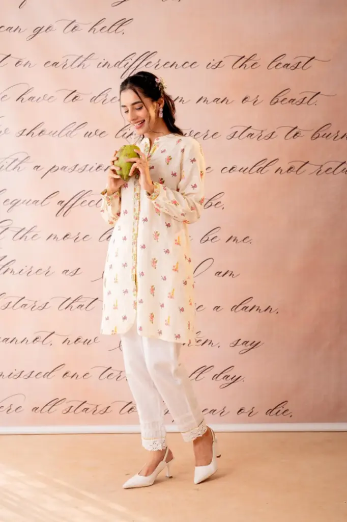 Serene Ivory Cotton Tunic