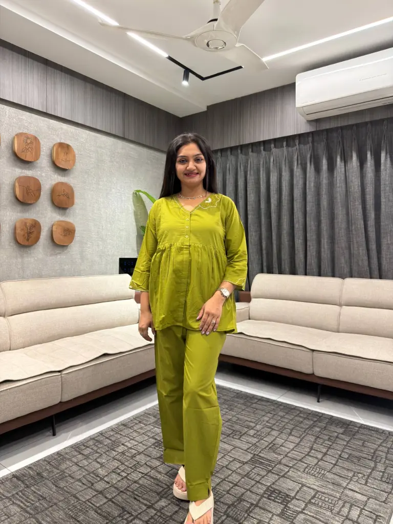 Olive Grace Cotton Co-ord Set