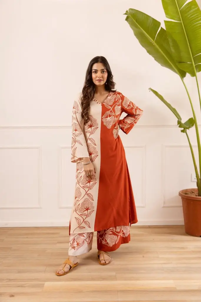 Rust Bloom German Rayon Set