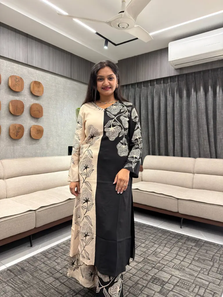 Noir Bloom German Rayon Set