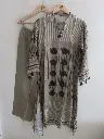 Earthy Geometry Kurta Set