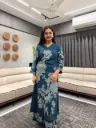 Teal Bloom Rayon Set