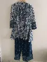 Indigo Kalamkari Muslin Co-ord Set