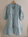Misty Blue Cotton Tunic